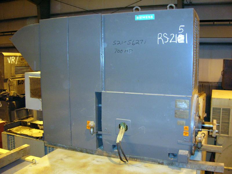 700 HP 1770 RPM Siemens, Frame 588US, TEFC, type RAZ, 2300 Volts - Image 1
