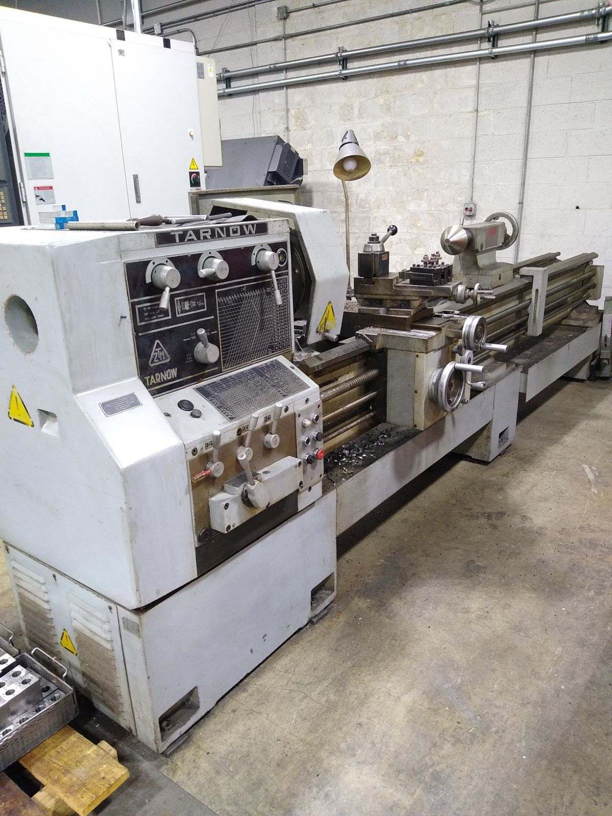 22"/31" x 120" Tarnow #TUJ50M, 3-Jaw Chuck, Steady Rest, (18)20-1600 RPM, 3.5" Bore, 1990 - Image 1