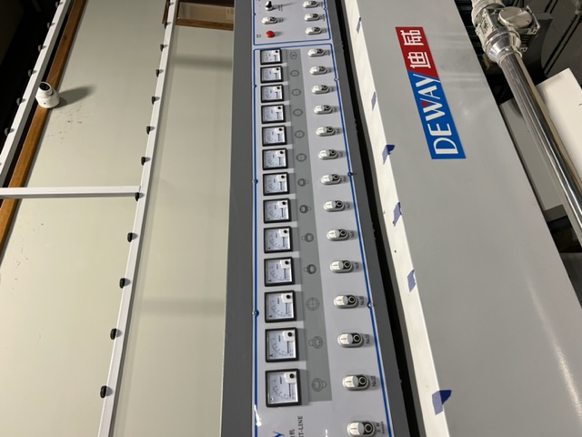 Deway Machinery #DZJ13, glass polishing machine, 12 spindles, lightly used, like new, 2019 - Image 3