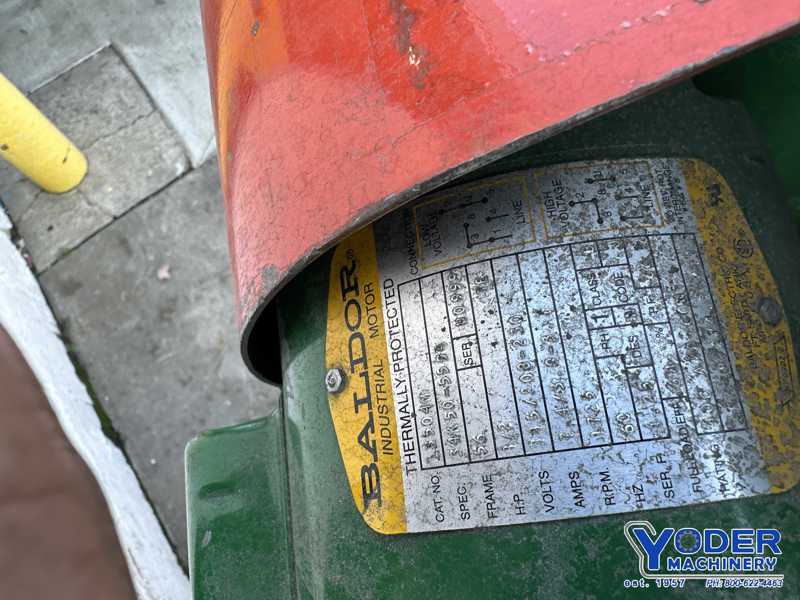 Sweed #400AC, scrap chopper, 3/4" x1-3/4" infeed opening, 3" cut length, 1/2 HP, 90 FPM - Image 4