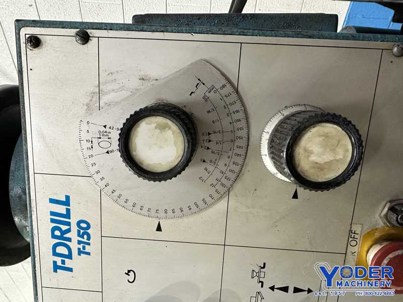 T-Drill #T-150 type C242, power feed, serial #94222 - Image 10