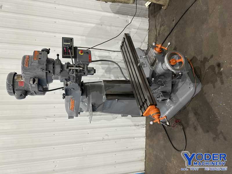 Bridgeport #Series-I, ram type vertical mill, 9" x42" table, 2 HP, 1-Axis Trak digital read out, chrome ways - Image 2