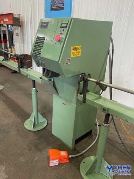 1/4" - 2" Continental #2A, pipe & tube cut-off and table, electric foot trip, stock stop, 2002 - Image 10