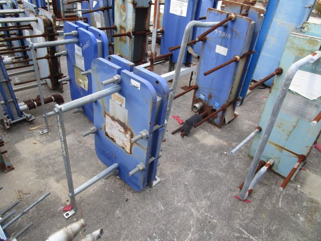 7 sq.ft., Alfa-Laval, TS6-MFG, plate heat exchanger, 150 psi, 347°F., 2010 - Image 1