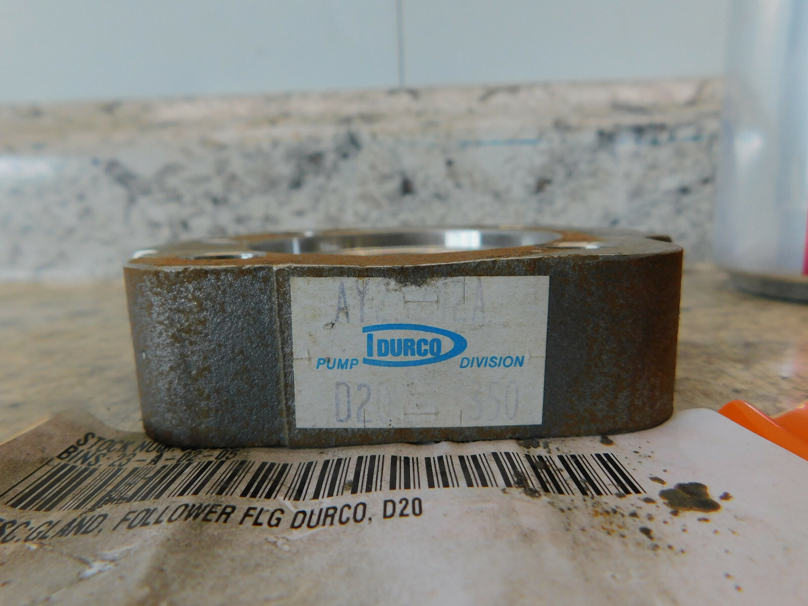 Durco Pump Gland Follower D20 Impeller, Alloy 20 NEW - Image 7