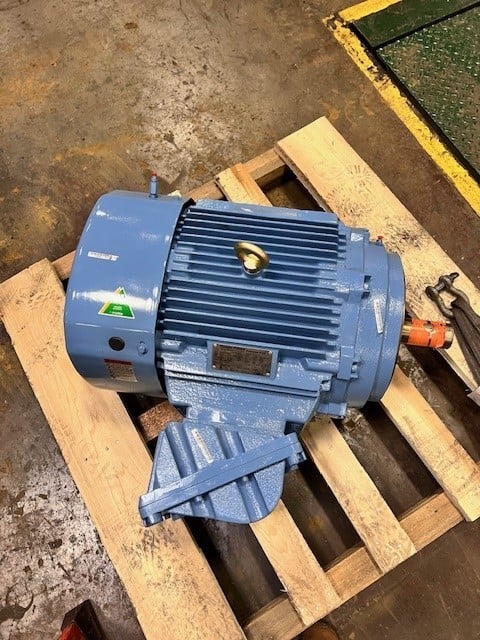75 HP 1780 RPM Hyundai Crown Triton, Frame 365TC, explosion proof, 230/460 Volts - Image 1