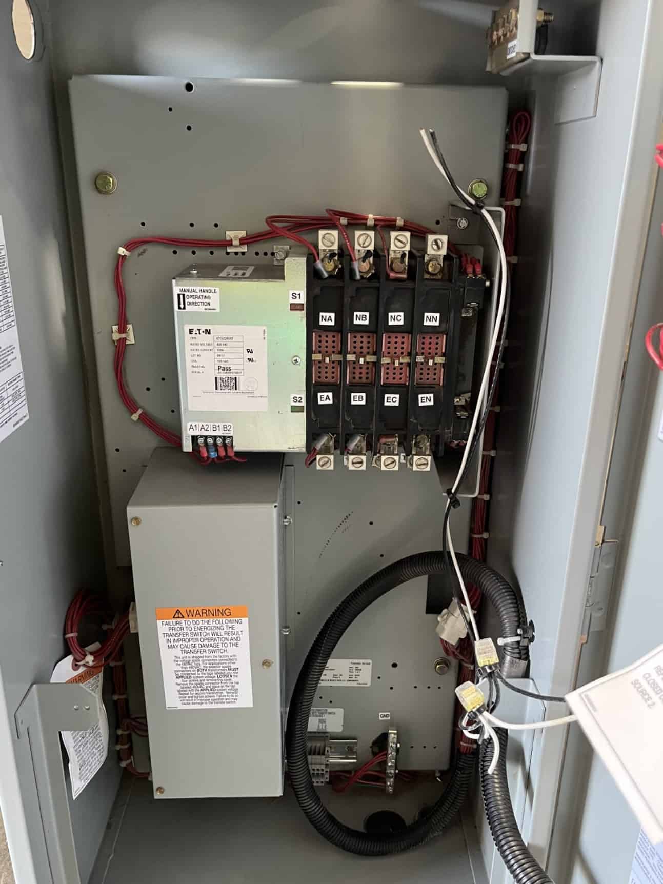 100 Amp. Eaton #ATC3C2X40100XSU, automatic transfer switch, 480 Volts, Nema 1, 2018 - Image 8