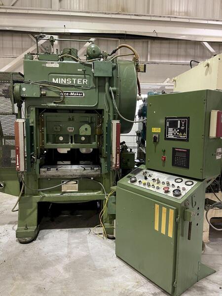 60 Ton, Minster #P2-60-36 PieceMaker, high speed straight side press, 3" stroke, 13.5" Shut Height, air - Image 2