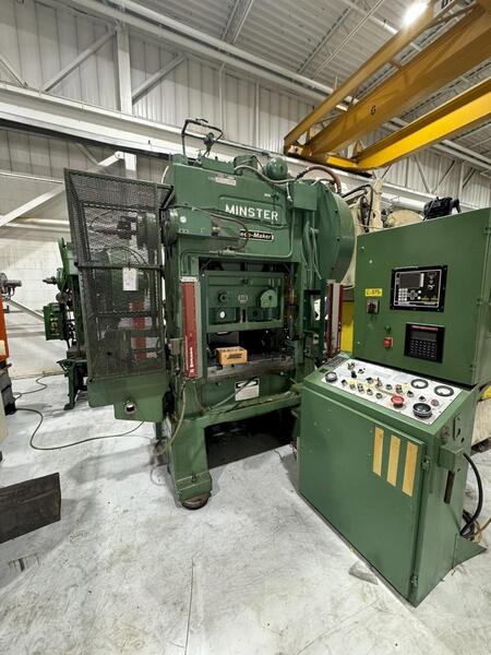 60 Ton, Minster #P2-60-36 PieceMaker, high speed straight side press, 3" stroke, 13.5" Shut Height, air - Image 3