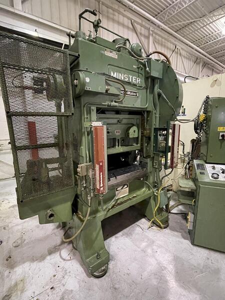 60 Ton, Minster #P2-60-36 PieceMaker, high speed straight side press, 3" stroke, 13.5" Shut Height, air - Image 4