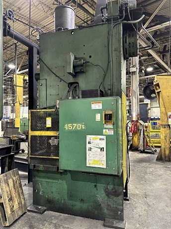 120 Ton, Clearing Niagara #E-110, OBS gap frame press, 6" stroke, 17.5" Shut Height, motorized adjustment - Image 2