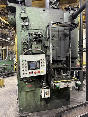 120 Ton, Clearing Niagara #E-110, OBS gap frame press, 6" stroke, 17.5" Shut Height, motorized adjustment - Image 6