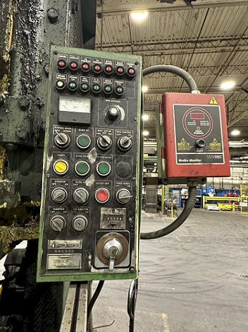 200 Ton, Stamtec #G1-200, gap frame press, 7.87" stroke, 17.72" Shut Height, 4.33" ram adjustment, 2000 - Image 5