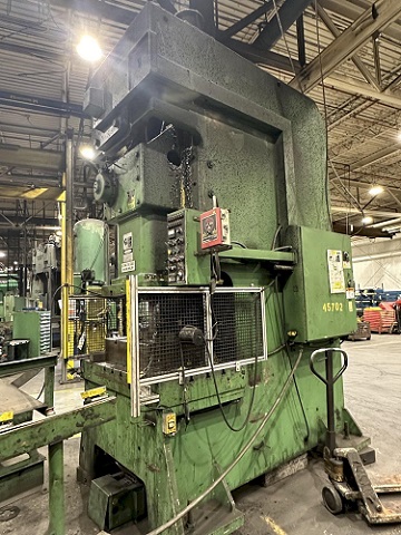 200 Ton, Stamtec #G1-200, gap frame press, 7.87" stroke, 17.72" Shut Height, 4.33" ram adjustment, 2000 - Image 7