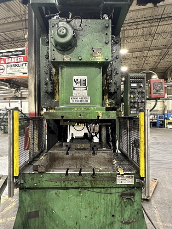 200 Ton, Stamtec #G1-200, gap frame press, 7.87" stroke, 17.72" Shut Height, 4.33" ram adjustment, 2000 - Image 9