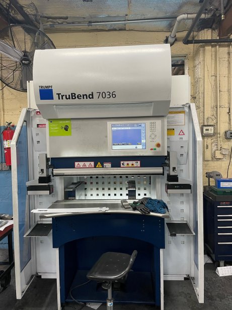 36 Ton, Trumpf #TruBend-7036, CNC press brake, 3.4'OA, 2012 - Image 1