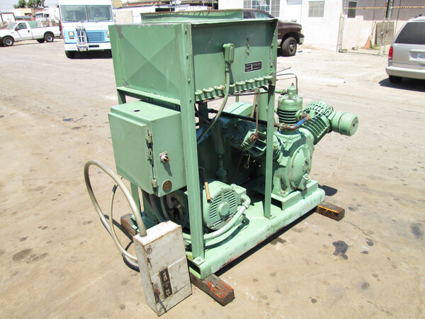 Ingersoll-Rand, industrial reciprocating air compressor with aftercooler, 20 HP - Image 2