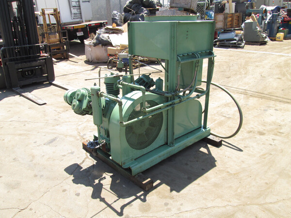 Ingersoll-Rand, industrial reciprocating air compressor with aftercooler, 20 HP - Image 5