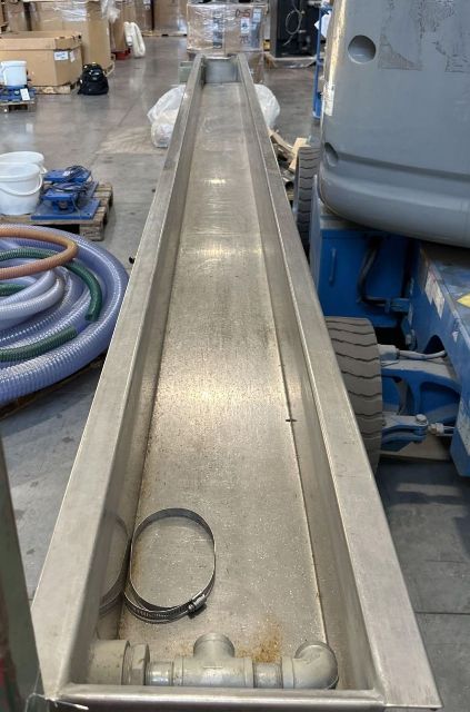 10.5" width x 8" D x 15' L Wisewater #BL26C-80D, Stainless Steel strand water bath - Image 9
