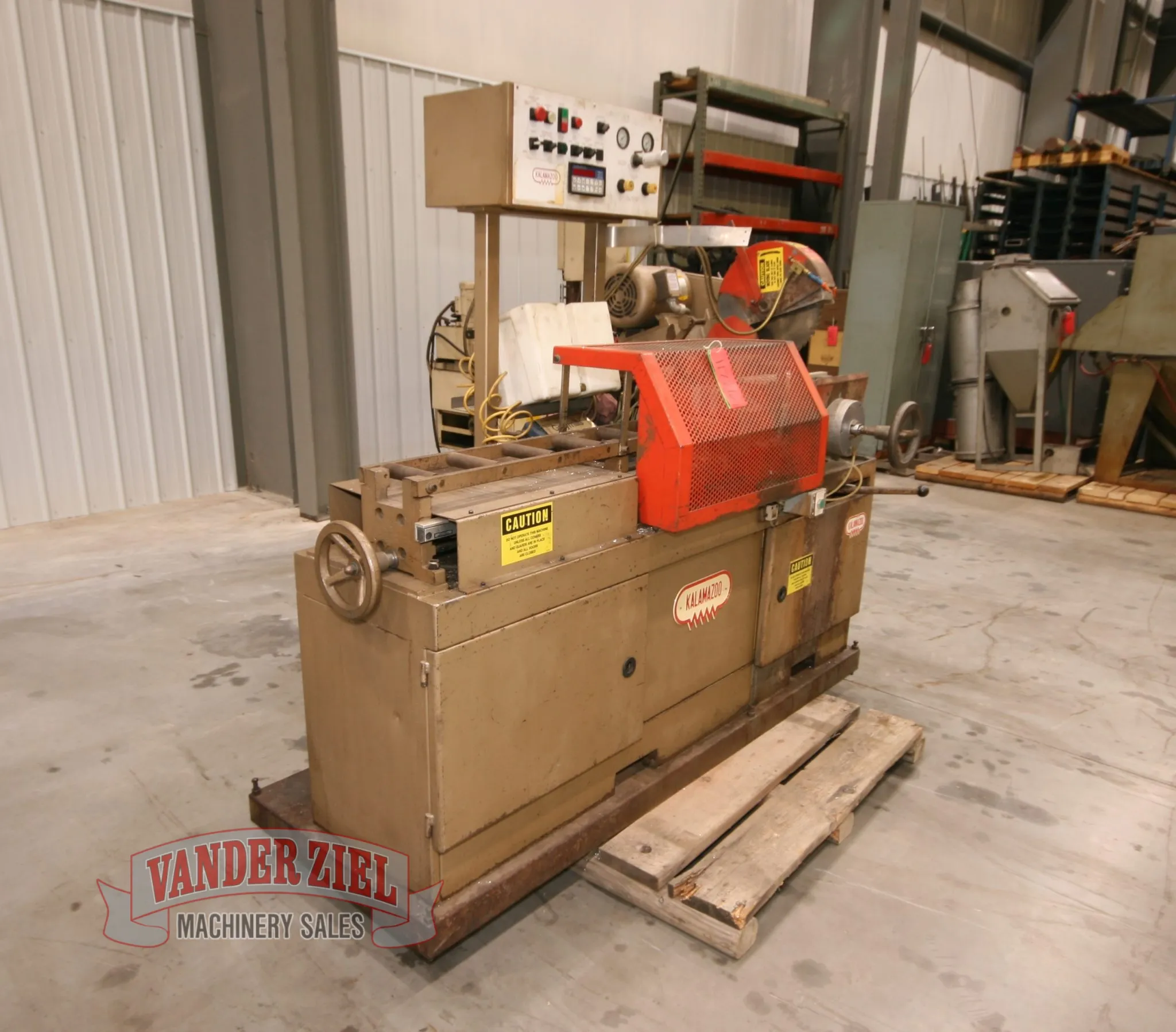 14" Kalamazoo #FA350A, automatic cold saw, 5 HP, 6" vise opening, s/n #186, #11726 - Image 5