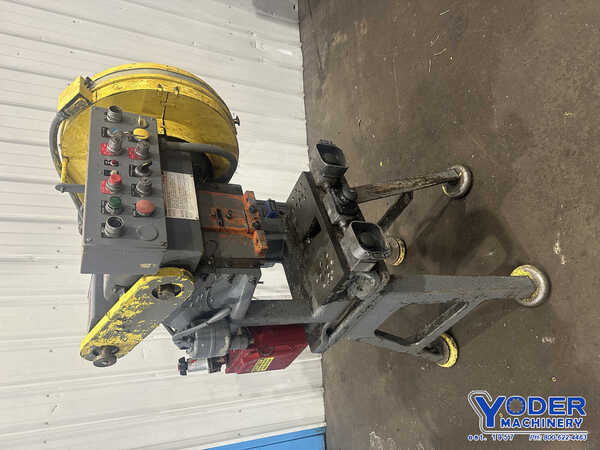 10 Ton, Perkins #2A, OBI flywheel press, 1" stroke, 8" Shut Height, 19" x7-1/2" bed, air clutch, 1 HP - Image 1