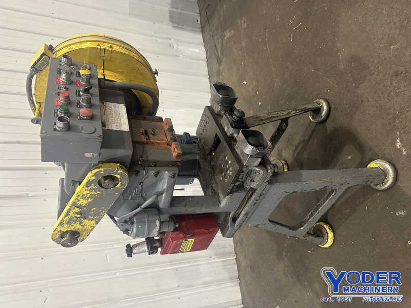 10 Ton, Perkins #2A, OBI flywheel press, 1" stroke, 8" Shut Height, 19" x7-1/2" bed, air clutch, 1 HP - Image 3