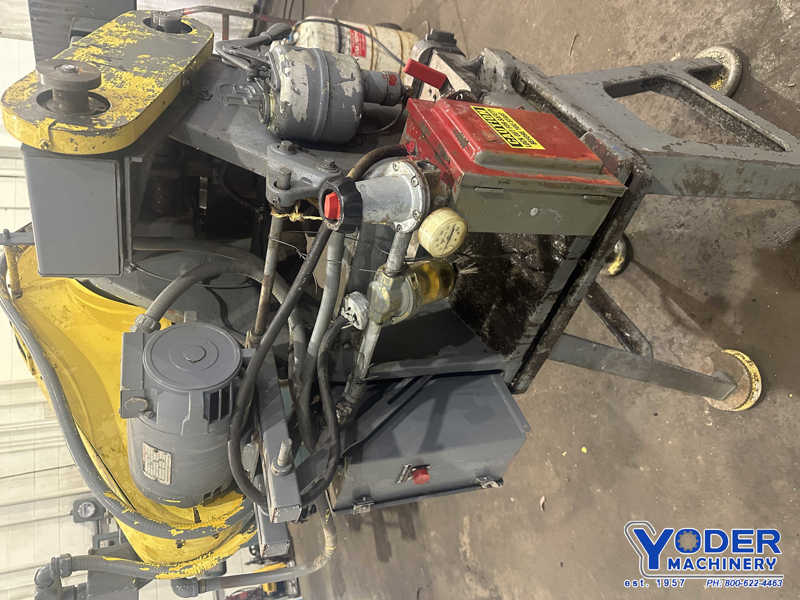 10 Ton, Perkins #2A, OBI flywheel press, 1" stroke, 8" Shut Height, 19" x7-1/2" bed, air clutch, 1 HP - Image 4