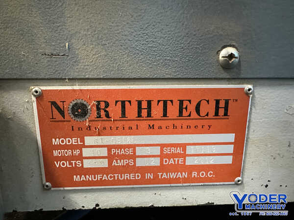 North Tech #NT-CS18L, up-cut table saw, 18" blade, 26" x27" table, 1" arbor, 10 HP, fence, 2012 - Image 6