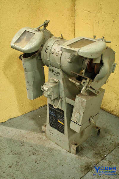 12" Wissota grinder, 4" x 6" table, wheel guards - Image 7