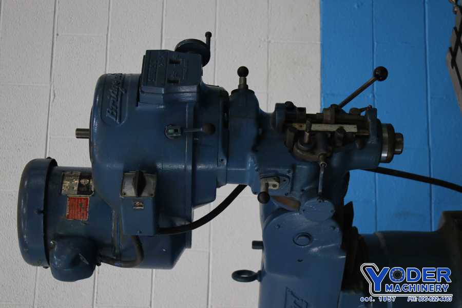 Bridgeport, ram type vertical mill, 2 HP - Image 3