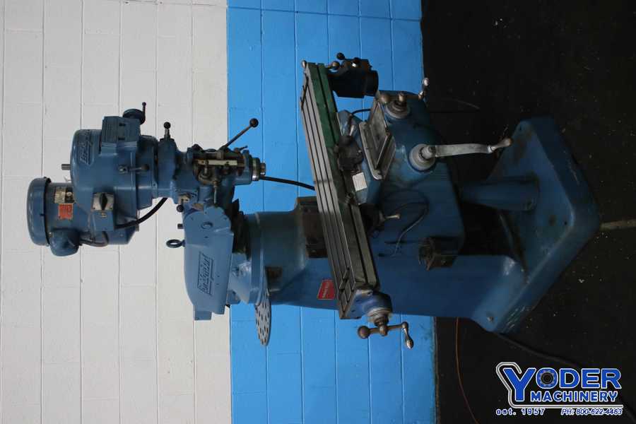 Bridgeport, ram type vertical mill, 2 HP - Image 7