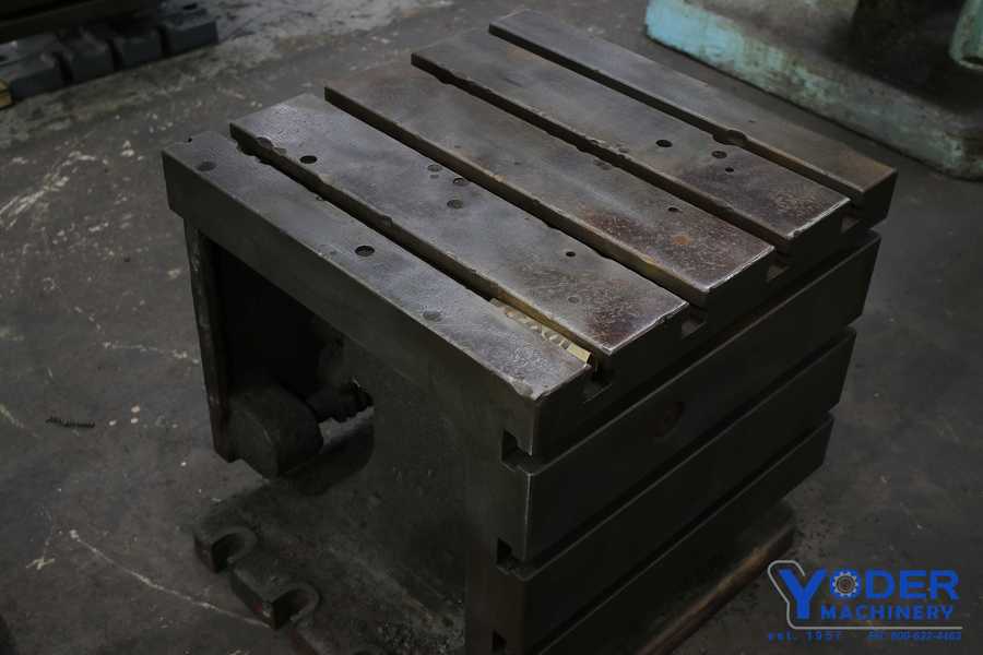 Universal drill table, 21 -1/2" L x 22 width x 22 H, 90&deg; table tilt - Image 2