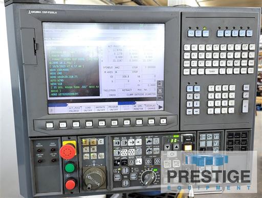 Okuma #LB-3000EX-MY950, 22" swing, 38" centers, 12-station turret,milling,C-Axis, 5000 RPM,OSP-P200LA, 2012 - Image 4