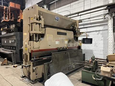 175 Ton, Cincinnati #175AF10 Autoform, CNC hydraulic press brake, 12' overall, 126-1/2" between housing - Image 1