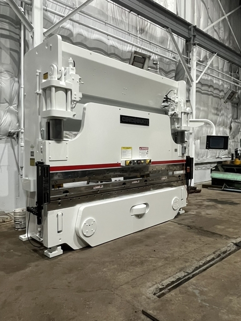 175 Ton, Cincinnati #175AF10 Autoform, CNC hydraulic press brake, 12' overall, 126-1/2" between housing - Image 3