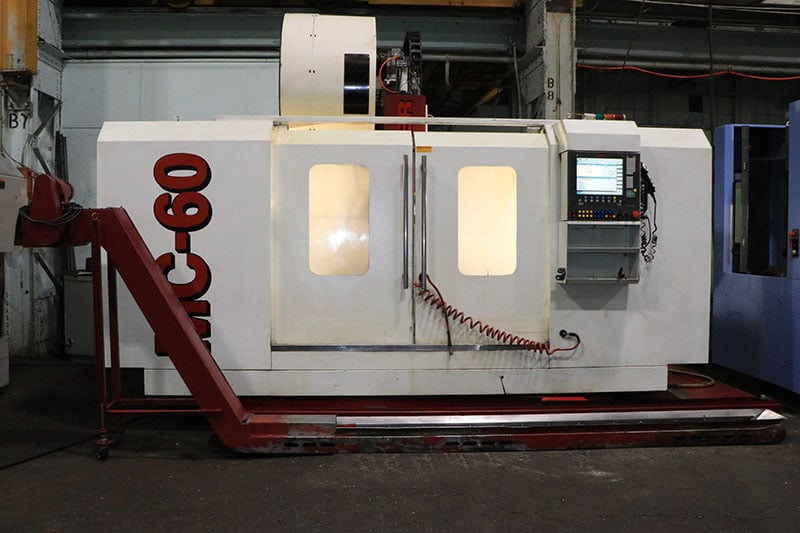 Fryer #MC-60, CNC vertical machining center, 24 automatic tool changer, 60" X, 30" Y, 38" Z, 6000 RPM - Image 1
