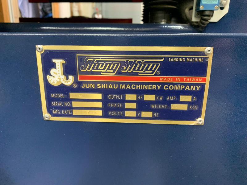 25" x 48" Sheng-Shing #SDM-25, 1-head belt sander, 10 HP, 2002 - Image 4