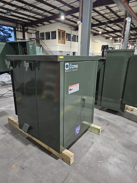 300 KVA 13800 Delta Primary, 208Y/120 Secondary, PAD, proCORE - Image 8