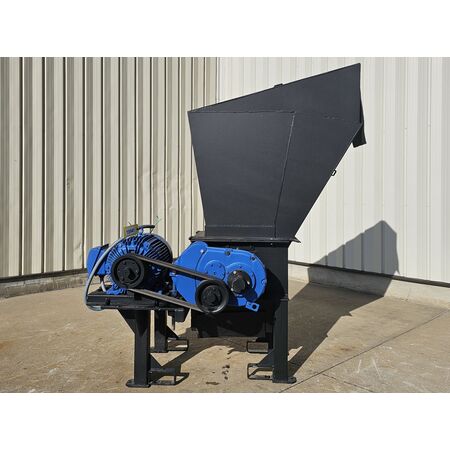 18" x 16.5" Single Roll Industrial Shredder, heavy-duty portable frame - Image 3