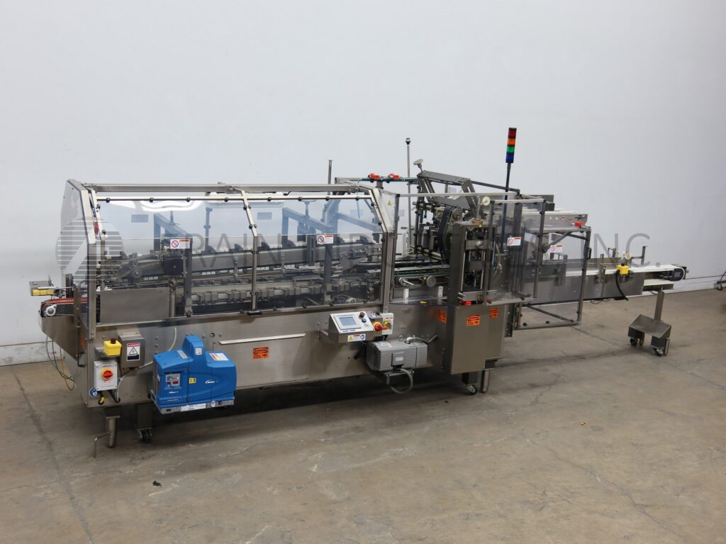 Adco #9WA-100-SS, automatic, continous motion, Stainless Steel, wrap around, hot melt glue cartoner, 50-100 - Image 5