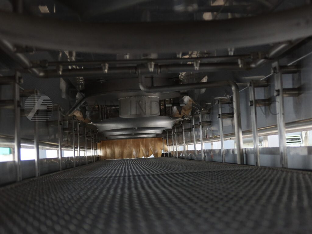 Cryogenics Systems #CES-LT-LIN-20FTx2FT-PODB, liquid nitrogen freeze tunnel, with 25" wide x 282" long belt - Image 2