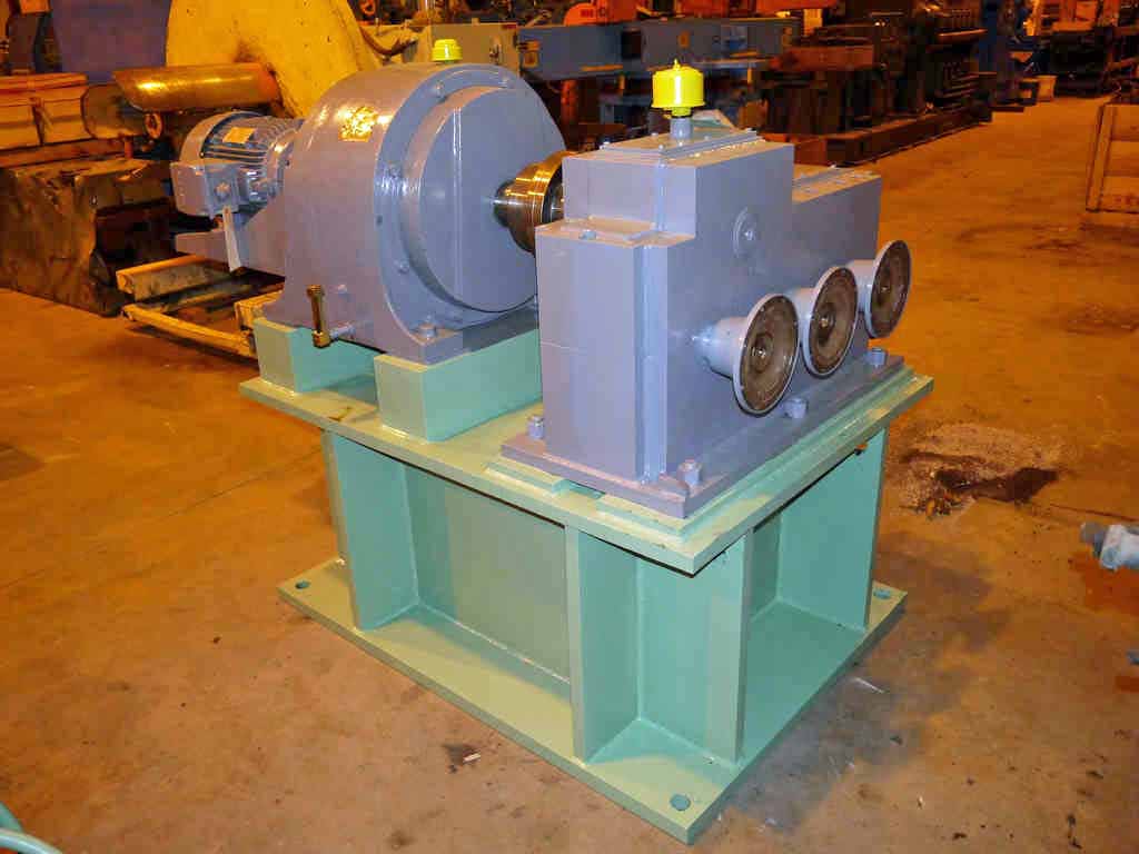 28" x .187" Nash, flattener, entry peeler table, 5-rolls, 7.5" dia x 30" face rolls, 50 FPM - Image 1