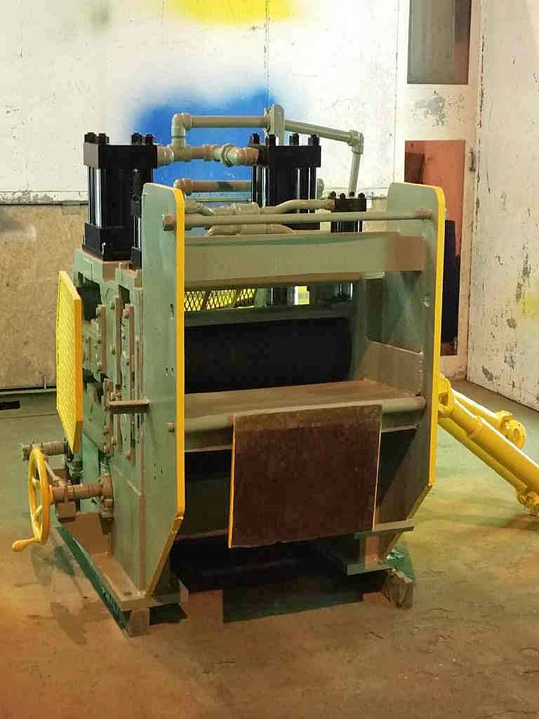 28" x .187" Nash, flattener, entry peeler table, 5-rolls, 7.5" dia x 30" face rolls, 50 FPM - Image 4
