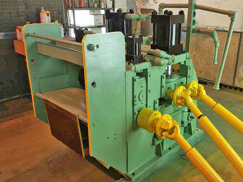 28" x .187" Nash, flattener, entry peeler table, 5-rolls, 7.5" dia x 30" face rolls, 50 FPM - Image 7