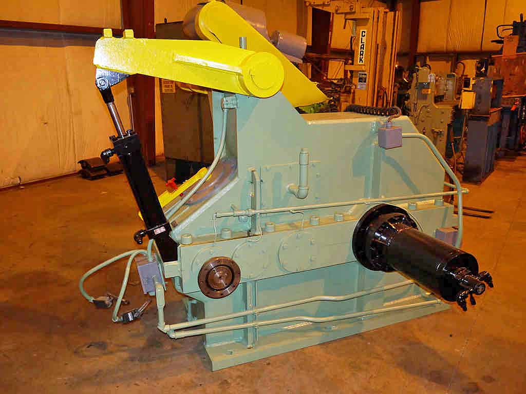 20000 lb. Nash, uncoiler, 28" mandrel face width, 4 segmented mandrel, 60" O.D., 16"-20" ID, hydraulic - Image 1