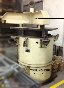 Avure (ASEA) #Quintus, fluid cell forming press, 42.9" blank diameter, 12.3" draw depth - Image 8