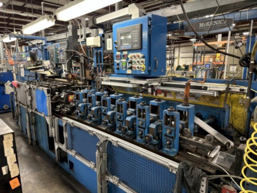 .250" Mill Masters, precision small diameter tube mill, L to R, 1-1/4" shaft diameter, 12-14 FPM, 2004 - Image 1