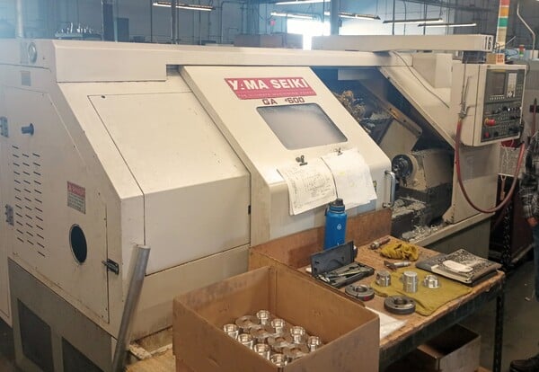 Yama Seiki #GA-3600, CNC turning center, Fanuc 0iTC, 23.6" swing, 4.1" bar, 30 HP, 2005 - Image 1