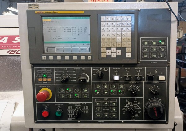 Yama Seiki #GA-3600, CNC turning center, Fanuc 0iTC, 23.6" swing, 4.1" bar, 30 HP, 2005 - Image 2