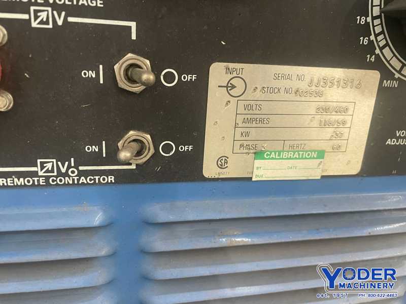 59/108 Amps, Miller Deltaweld #650DC, Arc welder with S-54D feeder, 37 KW, gun - Image 2